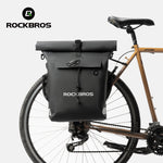ROCKBROS Convertible Waterproof Bike Rack Bag 18L Adjustable Capacity Backpack Straps thumbnail