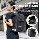 ROCKBROS Convertible Waterproof Bike Rack Bag 18L Adjustable Capacity Backpack Straps thumbnail