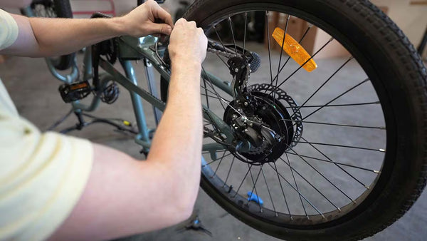 Flat Tire Repair-Hub Motor