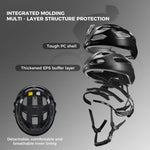 Smart Bike Helmet with Remote-Controlled Warning Lights thumbnail