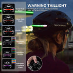 Smart Bike Helmet with Remote-Controlled Warning Lights thumbnail