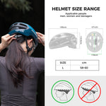 Smart Bike Helmet with Remote-Controlled Warning Lights thumbnail